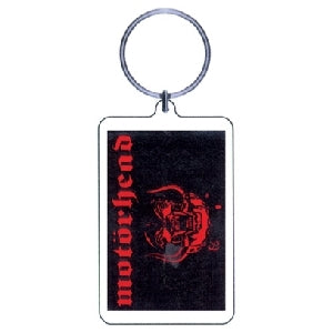 Motorhead Plastic Key Chain Front