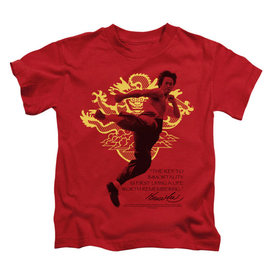 Bruce Lee Immortal Dragon Childrens T-shirt