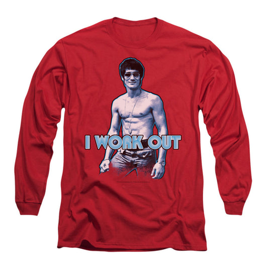 Bruce Lee Lee Works Out Long Sleeve