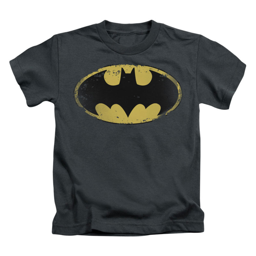 Batman Distressed Shield Childrens T-shirt