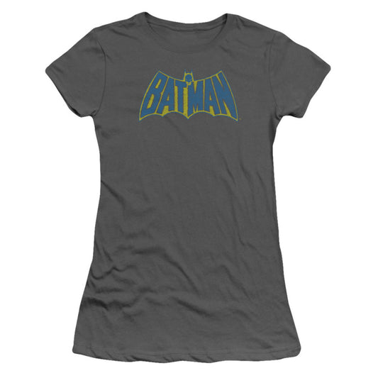 Batman Sketch Logo Cap Sleeve Junior Top