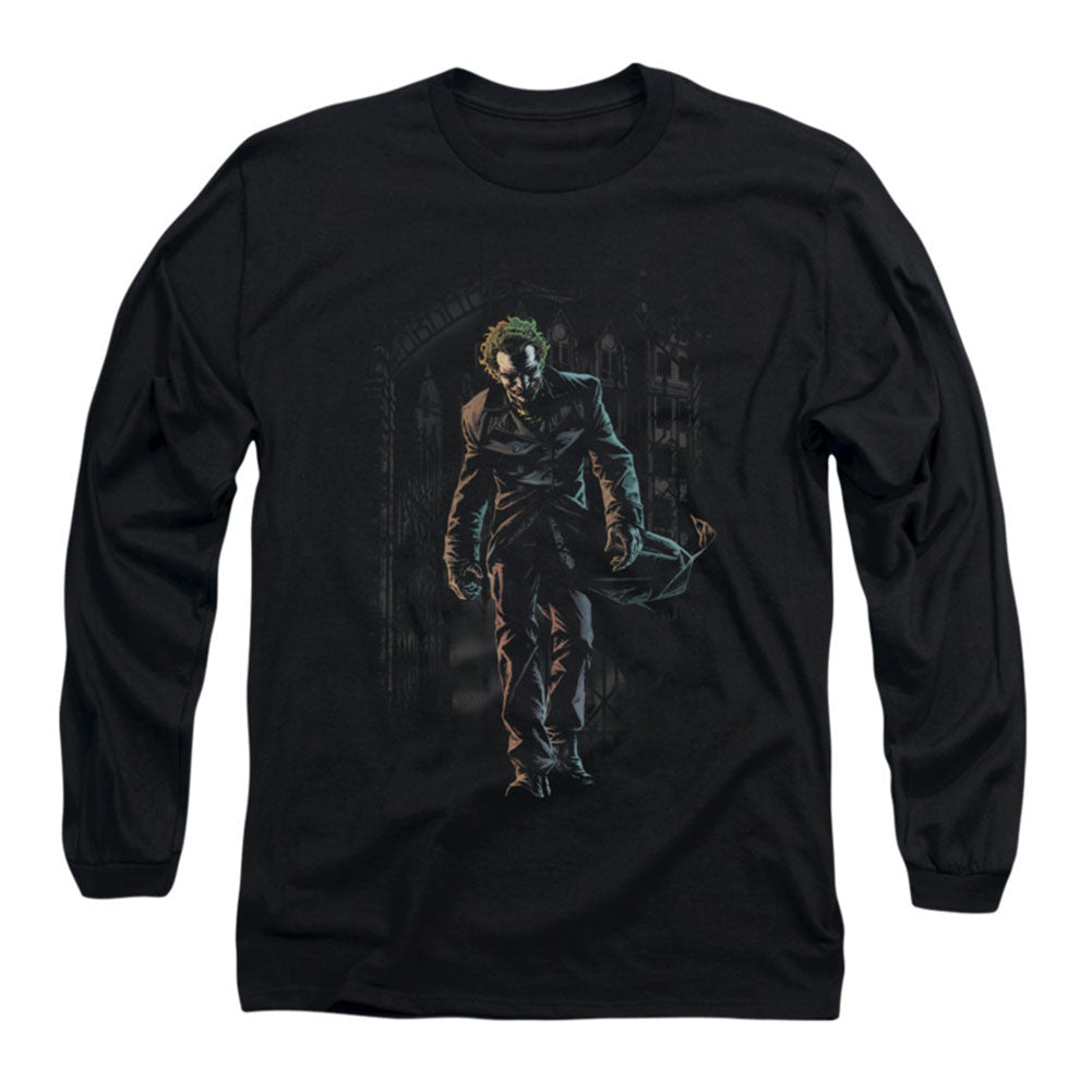 Batman Joker Leaves Arkham Long Sleeve Front