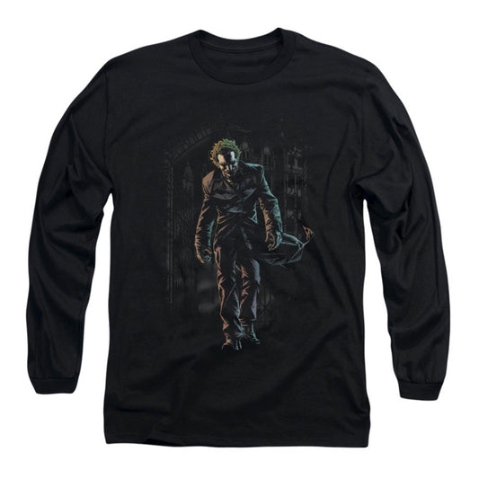 Batman Joker Leaves Arkham Long Sleeve Front