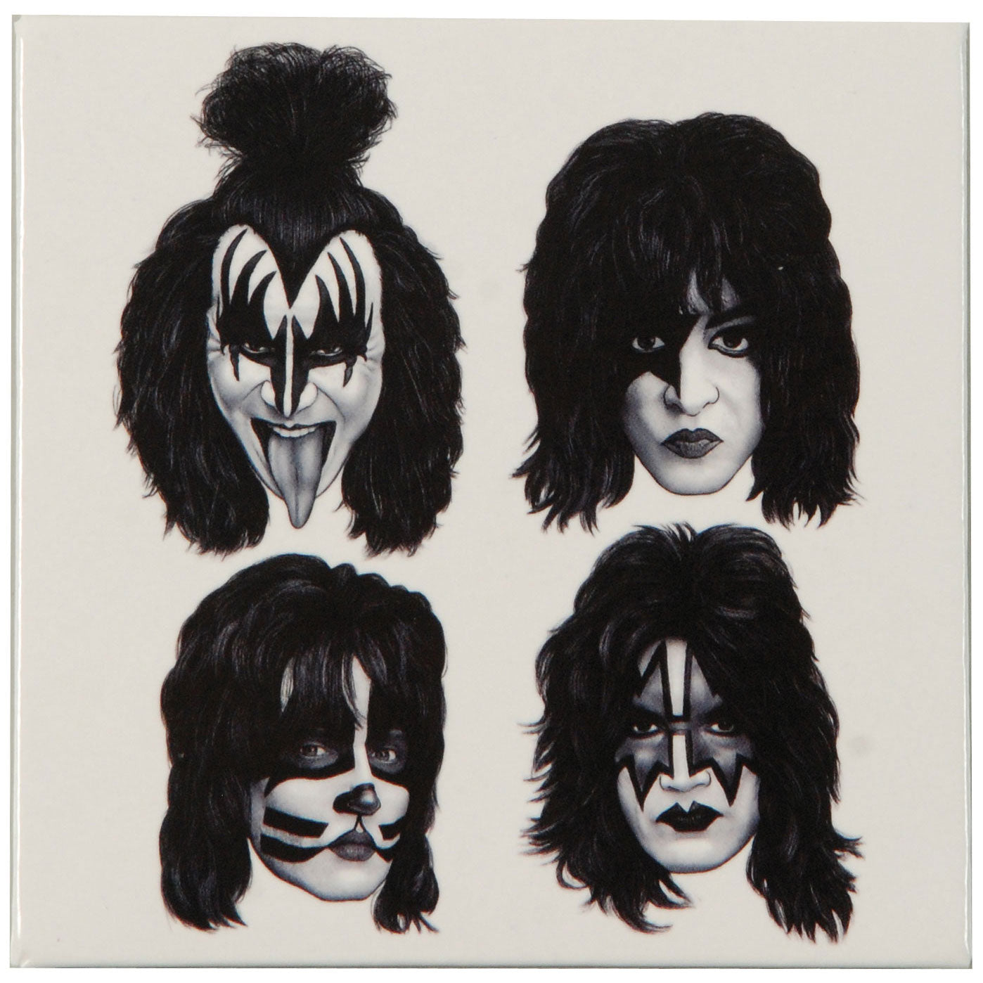 KISS Graphite Faces Magnet Front