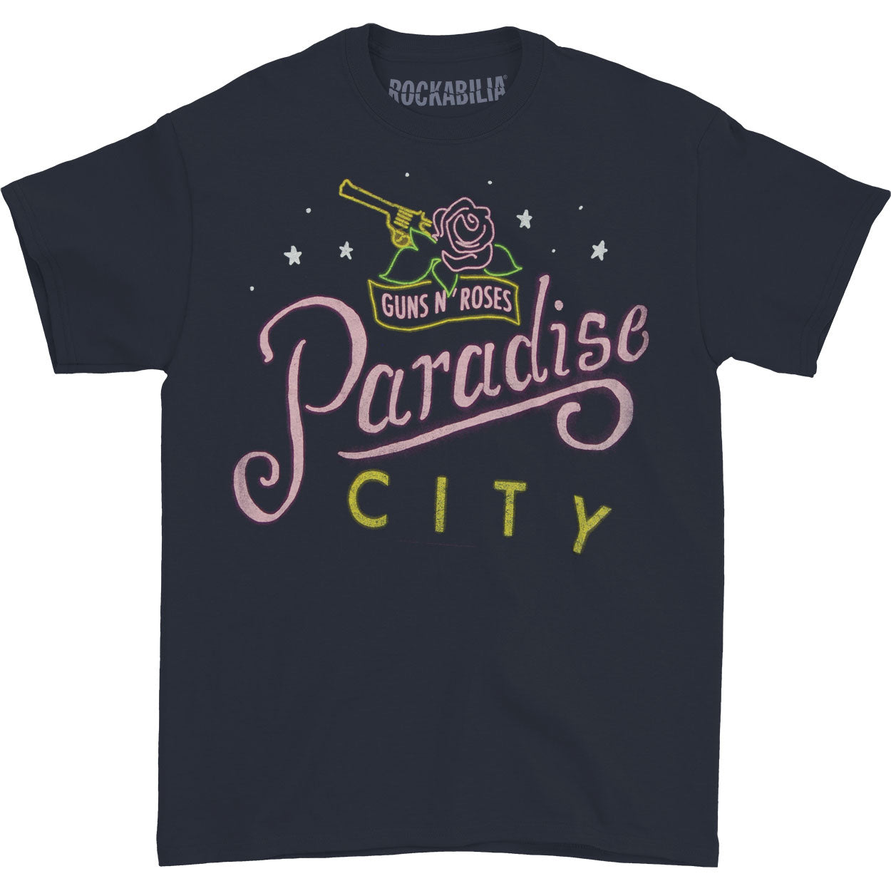 Guns N Roses Sketch Paradise City T-shirt Front