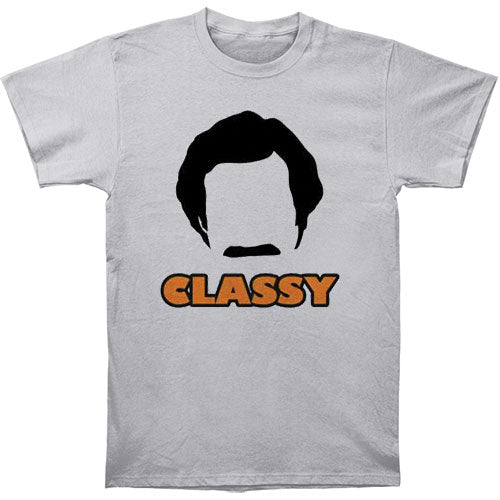 Anchorman: The Legend Of Ron Burgandy Classy With Ron's Hair T-shirt