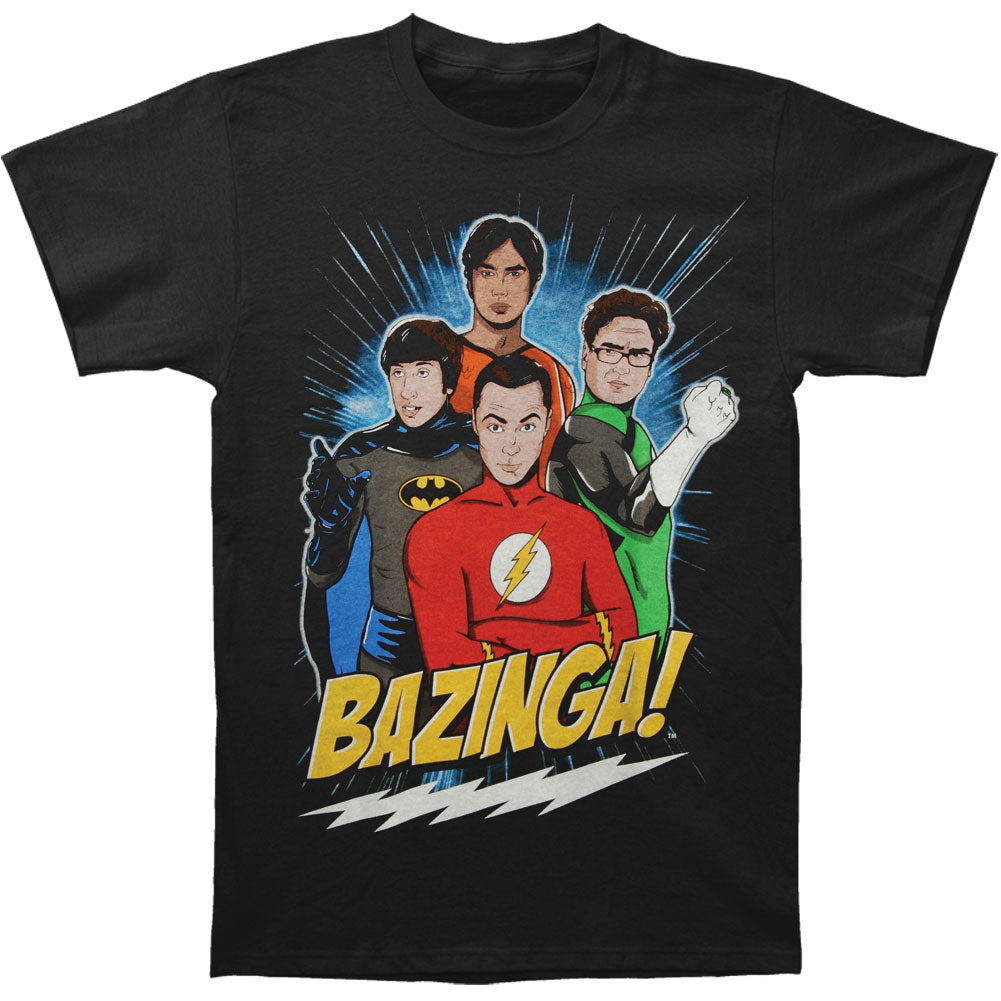Big Bang Theory Superhero Group T-shirt