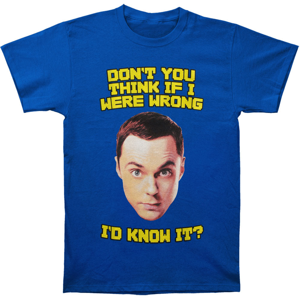 Big Bang Theory If I Were Wrong T-shirt