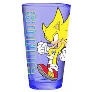 Sonic The Hedgehog Super Sonic Pint Glass