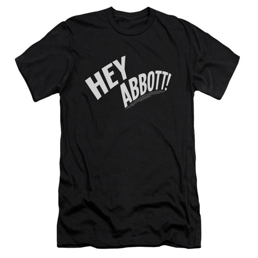 Abbott & Costello Hey Abbott Slim Fit T-shirt