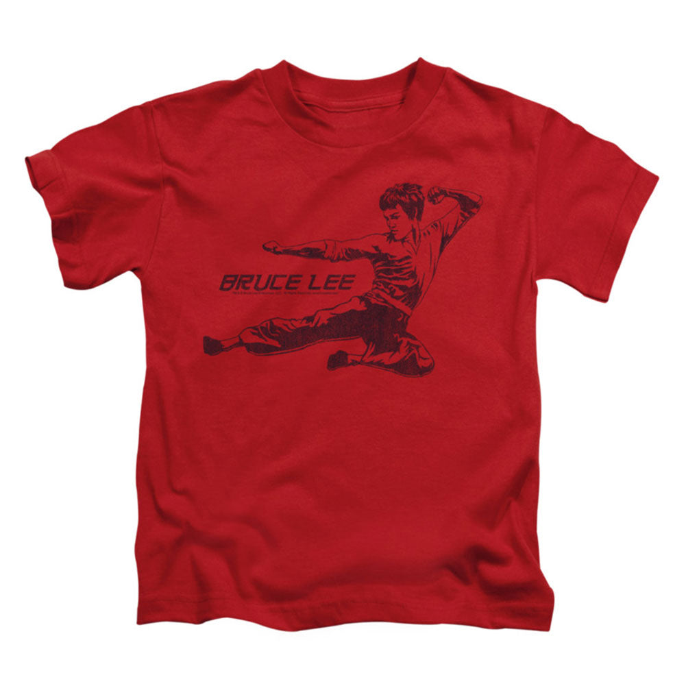 Bruce Lee Line Kick Childrens T-shirt