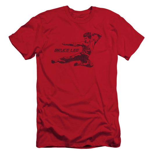 Bruce Lee Line Kick Slim Fit T-shirt