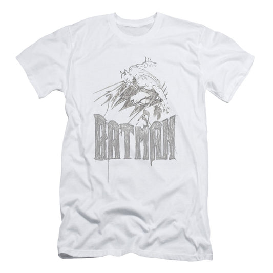 Batman Batman Knight Sketch Slim Fit T-shirt