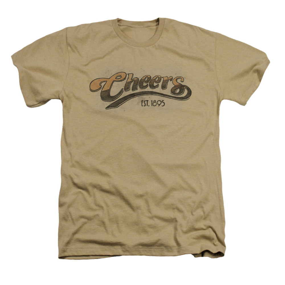 Cheers Watercolor Logo Heather T-shirt
