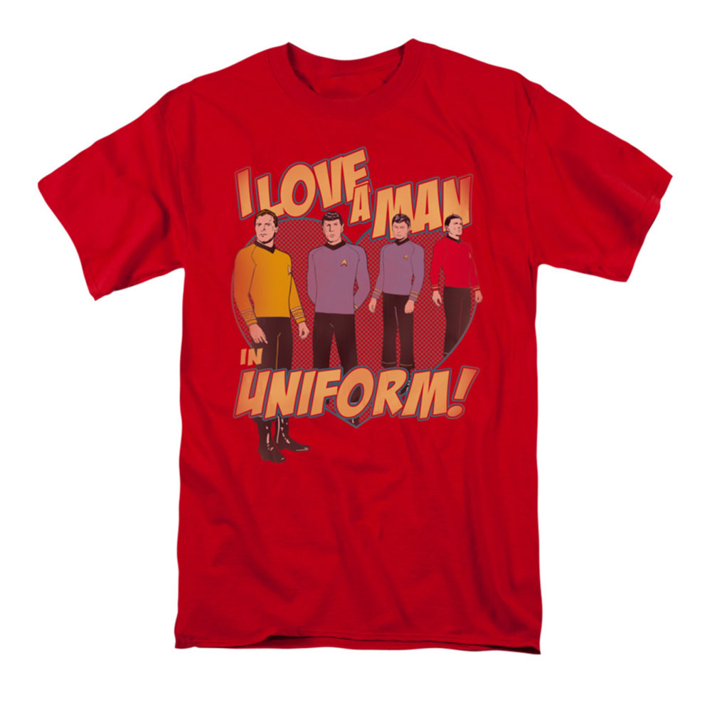 Star Trek Man In Uniform T-shirt