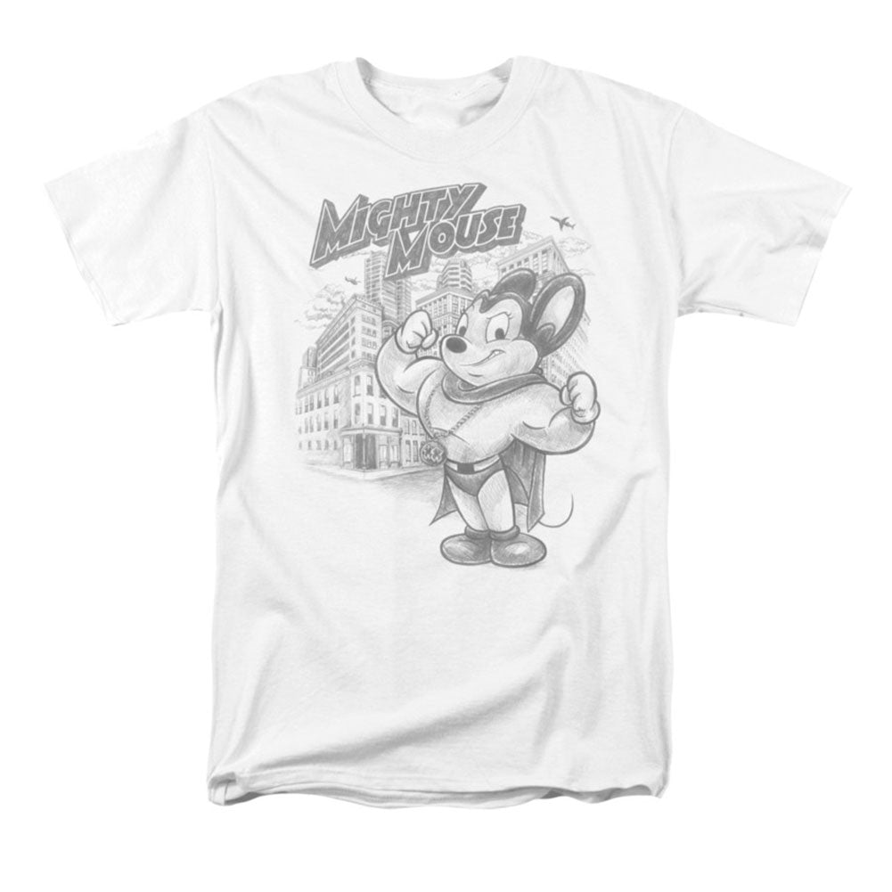 Mighty Mouse Protect And Serve T-shirt