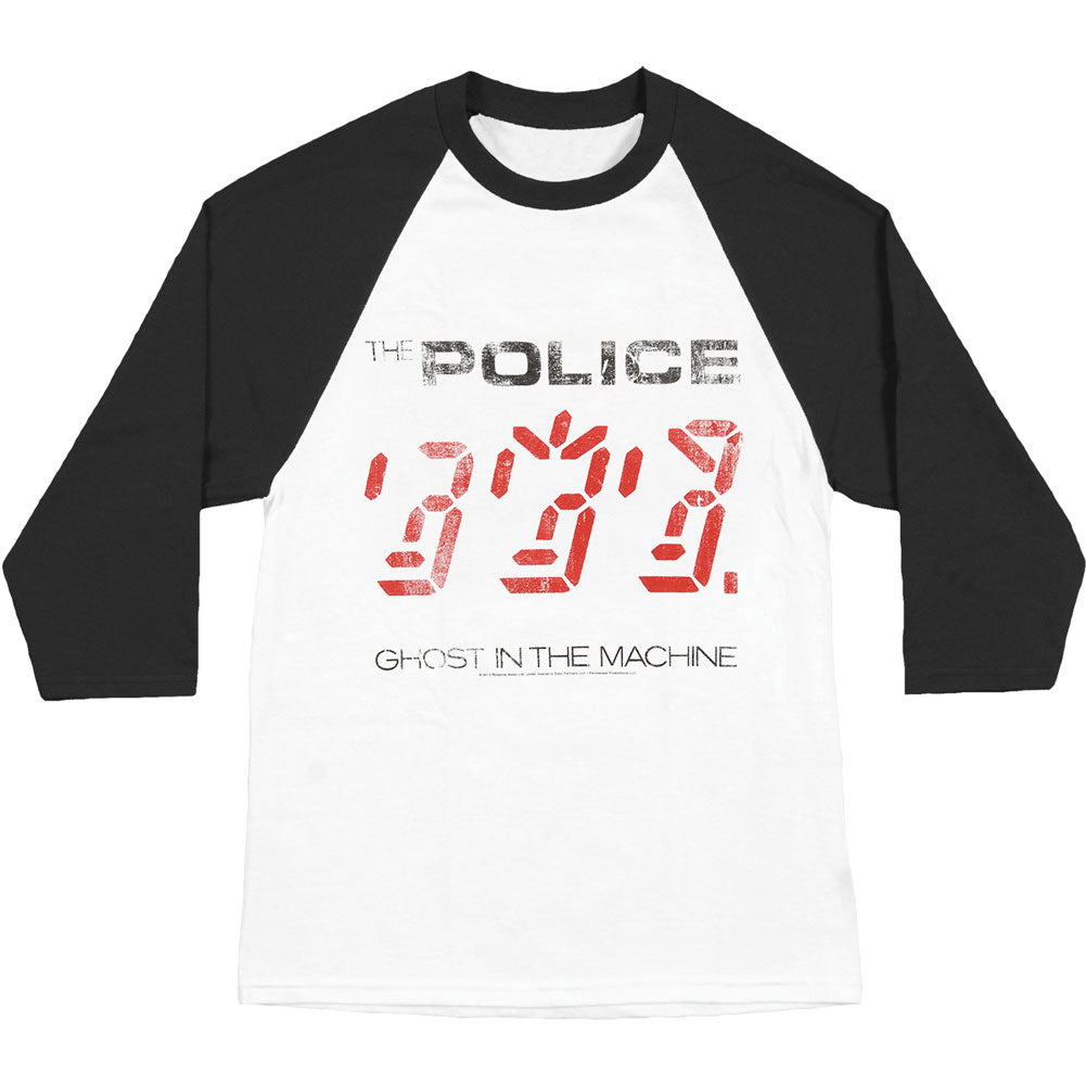 Police Ghost In The Machine Jersey Baseball Jersey Front