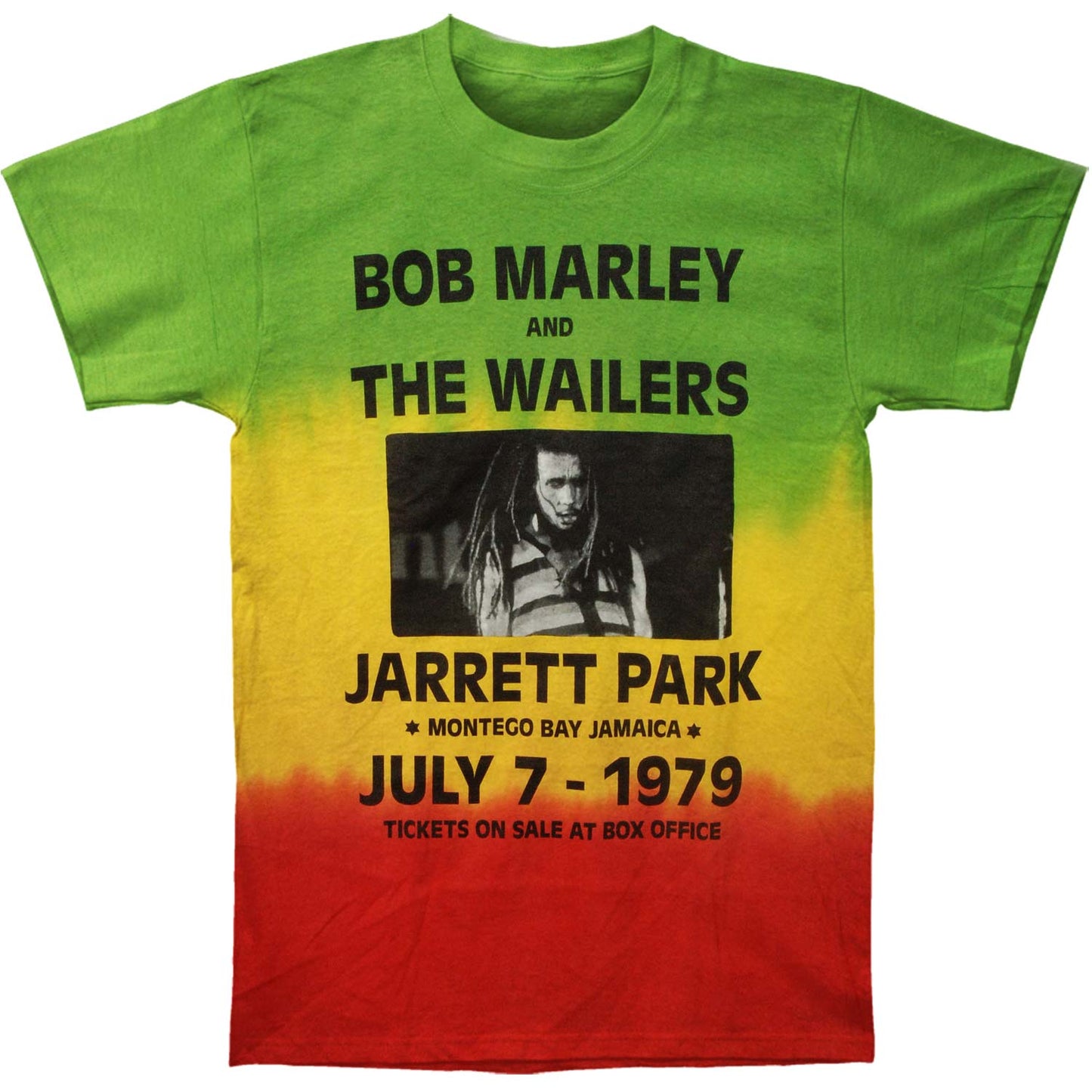 Bob Marley Concert Tie Dye T-shirt Front