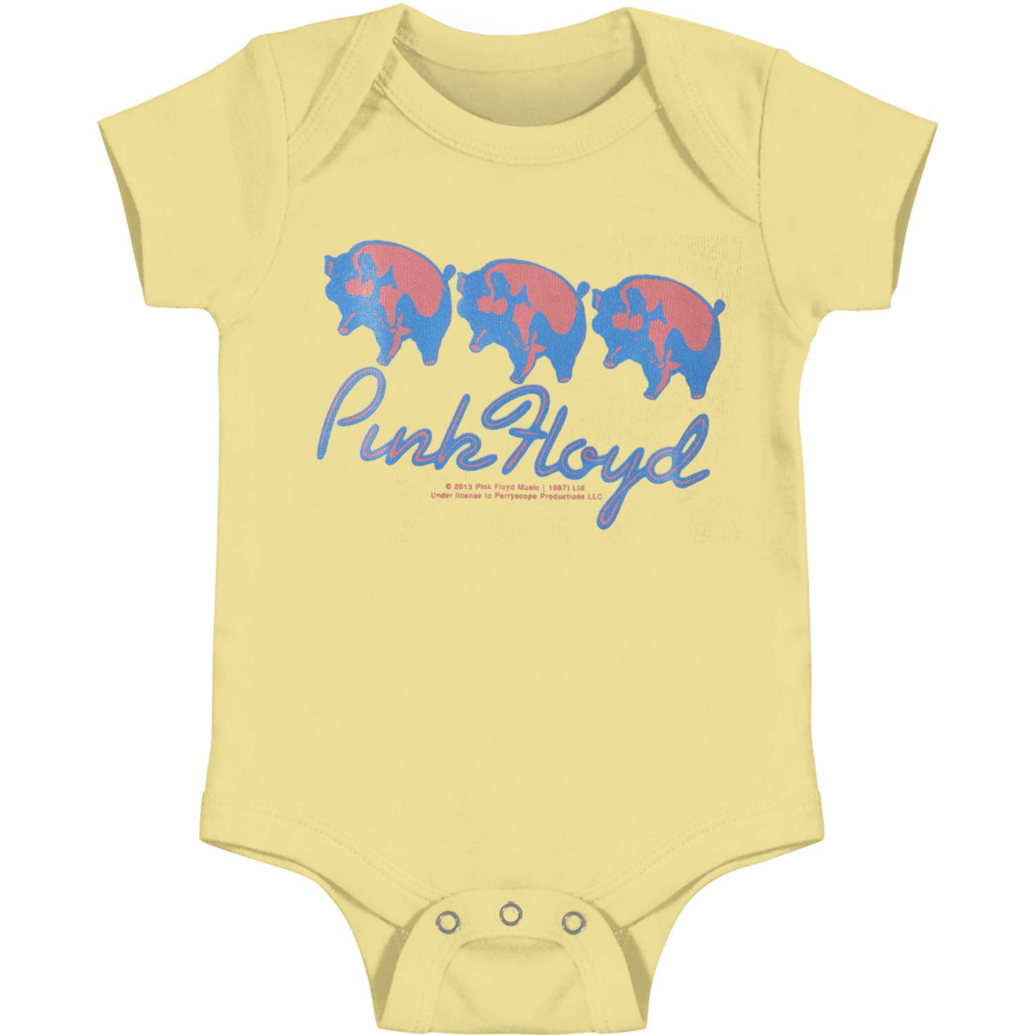 Pink Floyd 3 Pigs Creeper Bodysuit Front