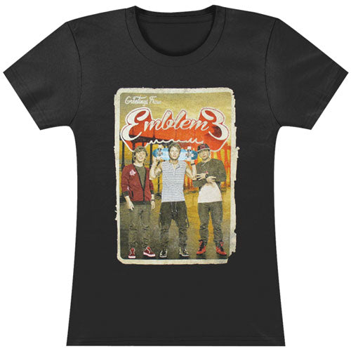 Emblem3 Greetings Soft Junior Top Front
