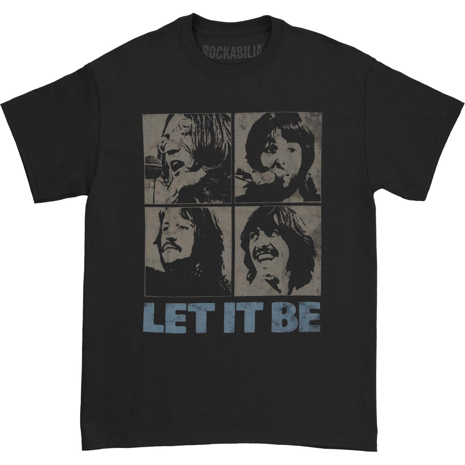 Beatles Let It Be Group T-shirt