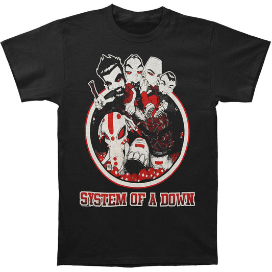 System Of A Down Cartoon Elephant T-shirt
