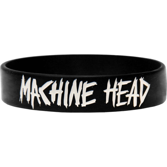 Machine Head Logo Rubber Bracelet Front