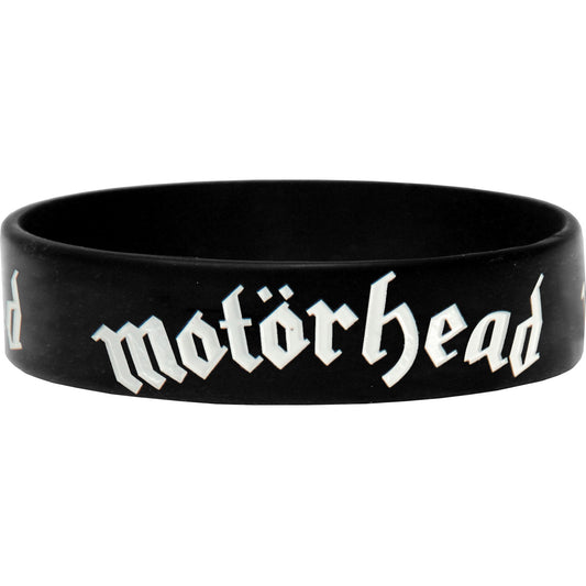 Motorhead Logo Rubber Bracelet Front