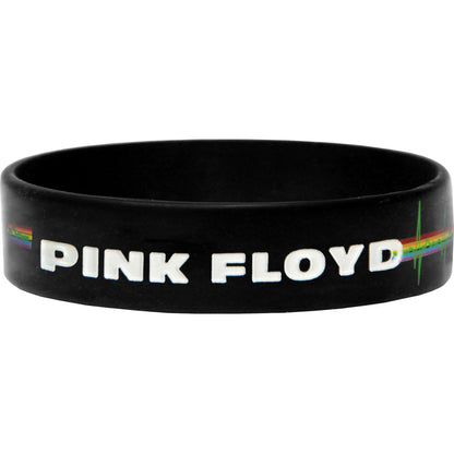 Pink Floyd Logo & Pulse Rubber Bracelet Front