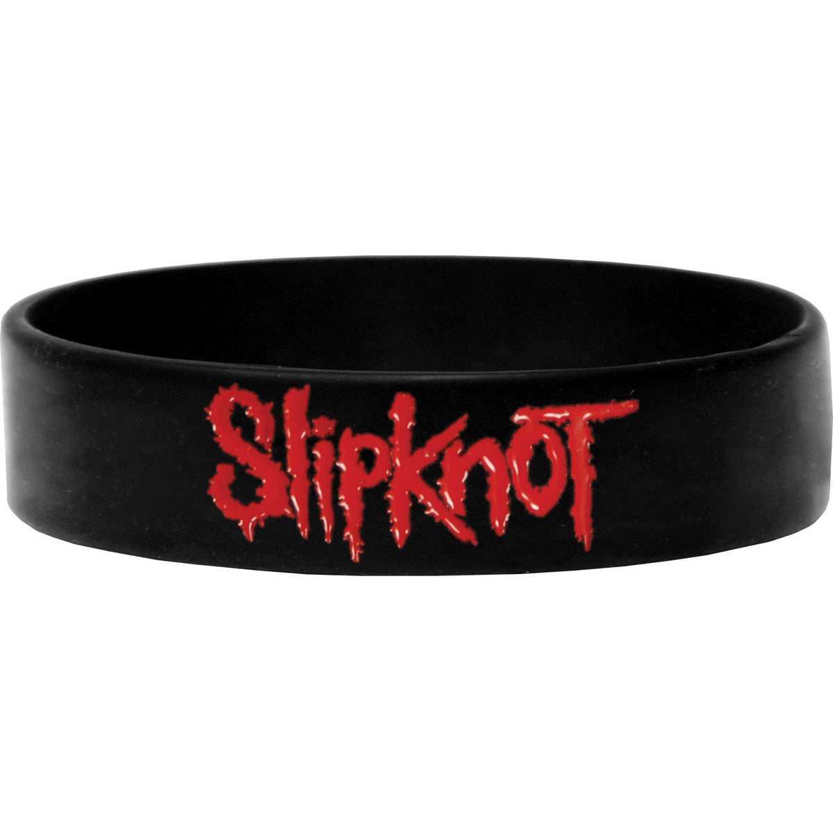 Slipknot Logo Rubber Bracelet Front