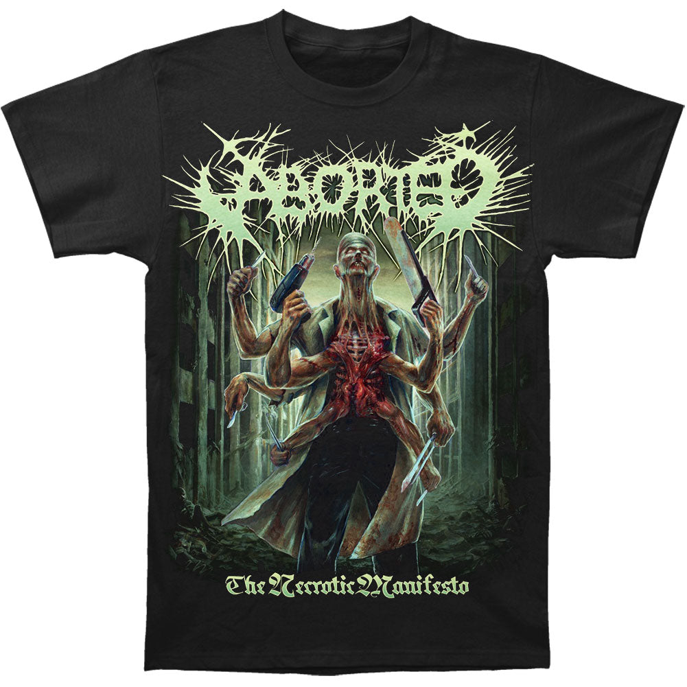 Aborted The Necrotic Manifesto T-shirt Front