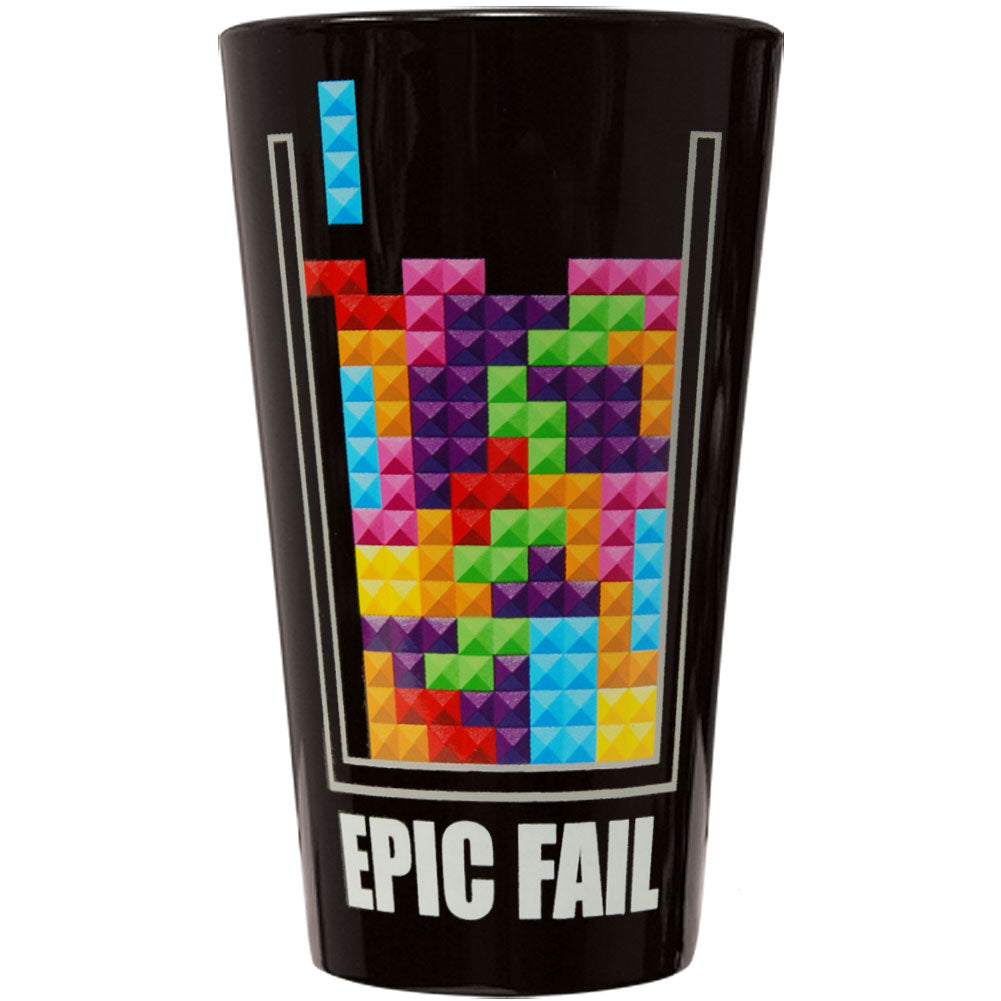 Tetris Epic Pint Glass Front
