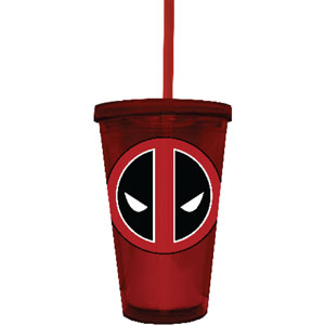 Deadpool Straw Tumbler Front