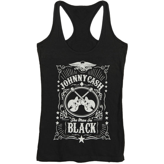 Johnny Cash MIB Womens Tank