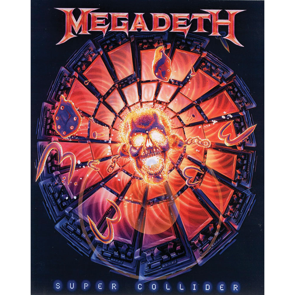 Megadeth Supercollider Sticker Front