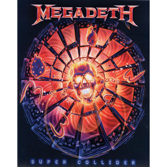 Megadeth Supercollider Sticker Front