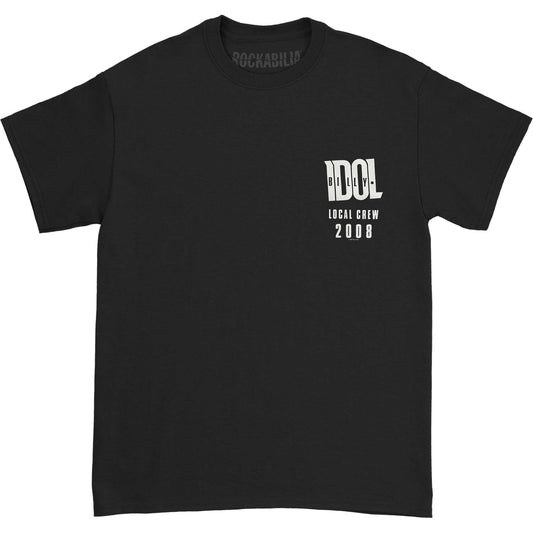 Billy Idol 2008 Local Crew T-shirt