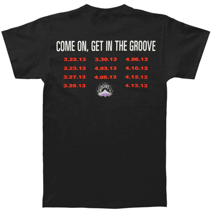 Def Leppard Excitable 2013 Spring Tour T-shirt Back