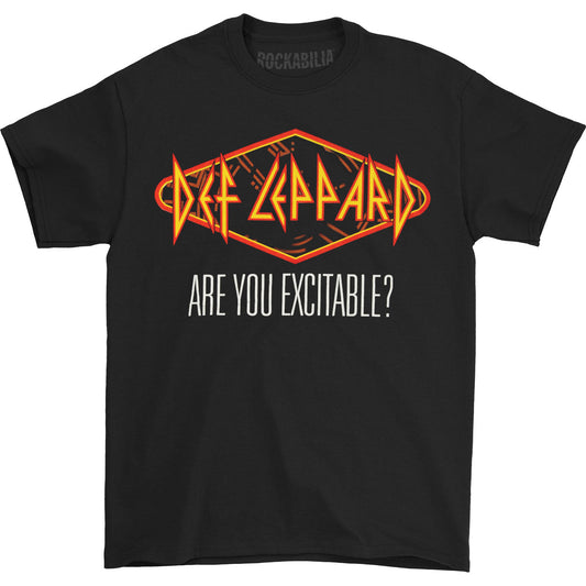 Def Leppard Excitable 2013 Spring Tour T-shirt Front