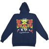 Left Of The Murder (Back Print Only) Zippered Hooded Sweatshirt