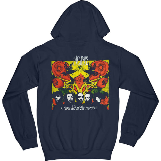 Incubus Left Of The Murder (Back Print Only) Zippered Hooded Sweatshirt
