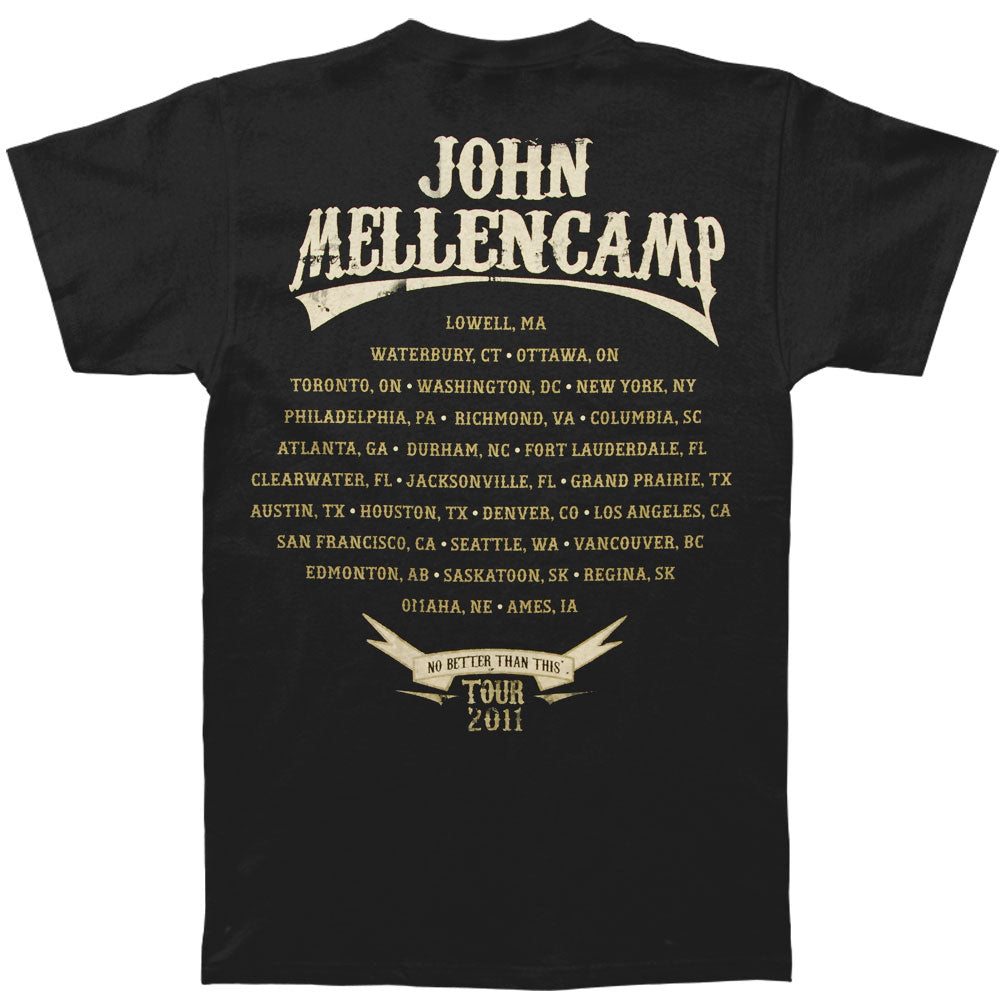 John Mellencamp Rider 2011 Tour T-shirt Back