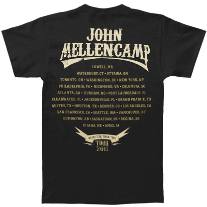 John Mellencamp Rider 2011 Tour T-shirt Back