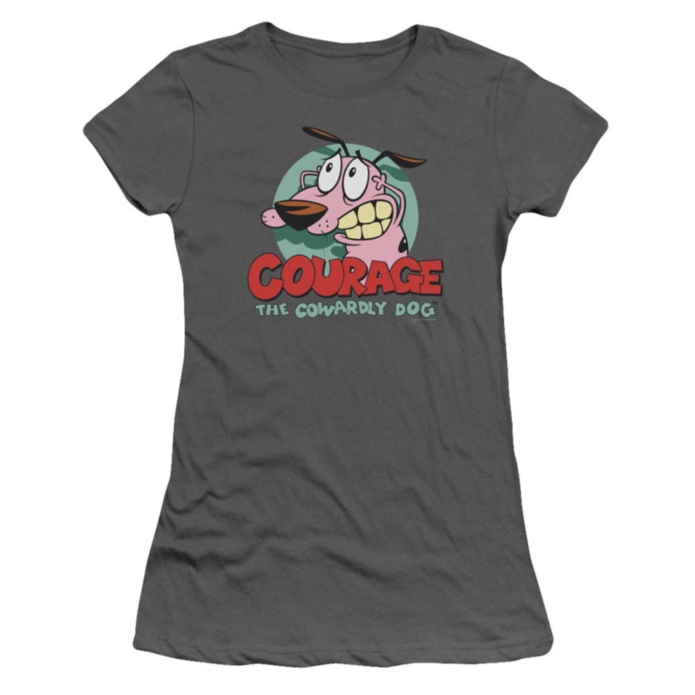 Courage The Cowardly Dog Courage Cap Sleeve Junior Top