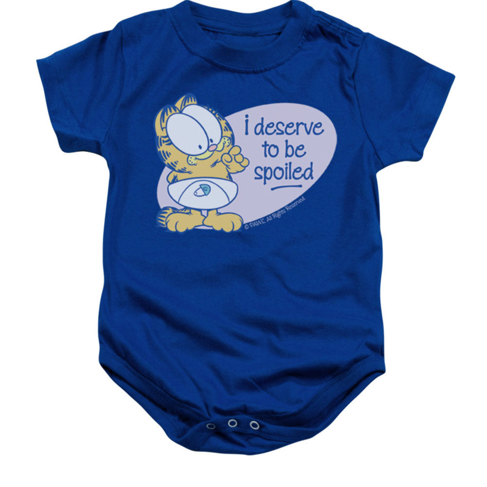 Garfield Deserve To Be Spoiled Bodysuit Front