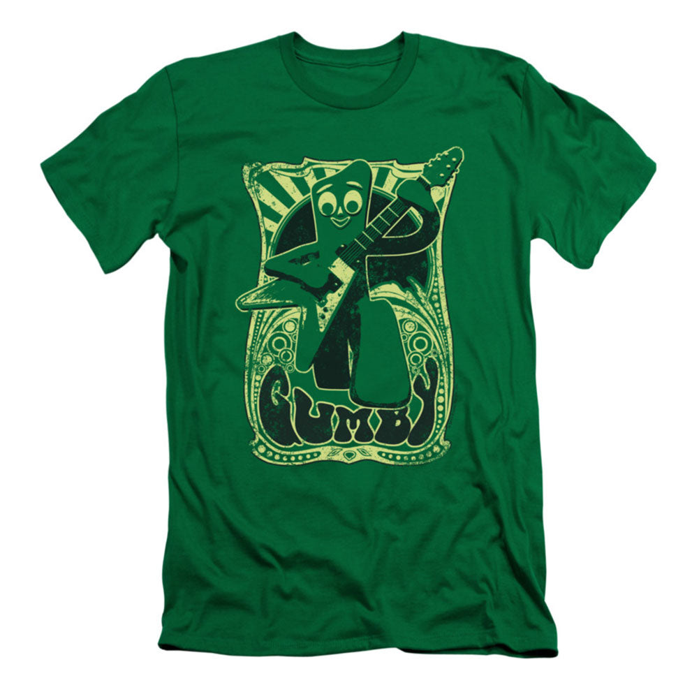 Gumby Vintage Rock Poster Slim Fit T-shirt
