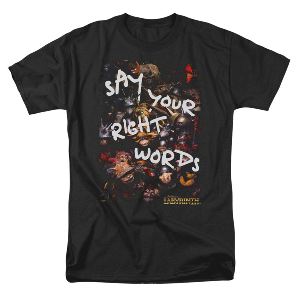 Labyrinth Right Words T-shirt