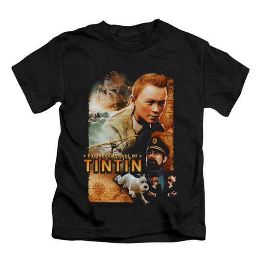 Tintin Adventure Poster Childrens T-shirt
