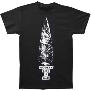 Modern Life Is War Arrowhead Black T-shirt