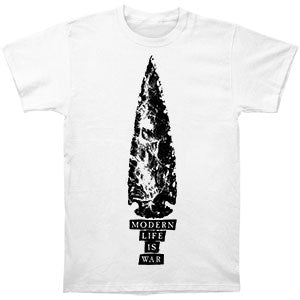 Modern Life Is War Arrowhead White T-shirt